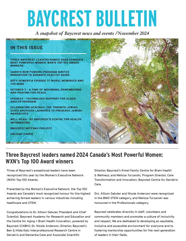 Baycrest Bulletin - November 2024