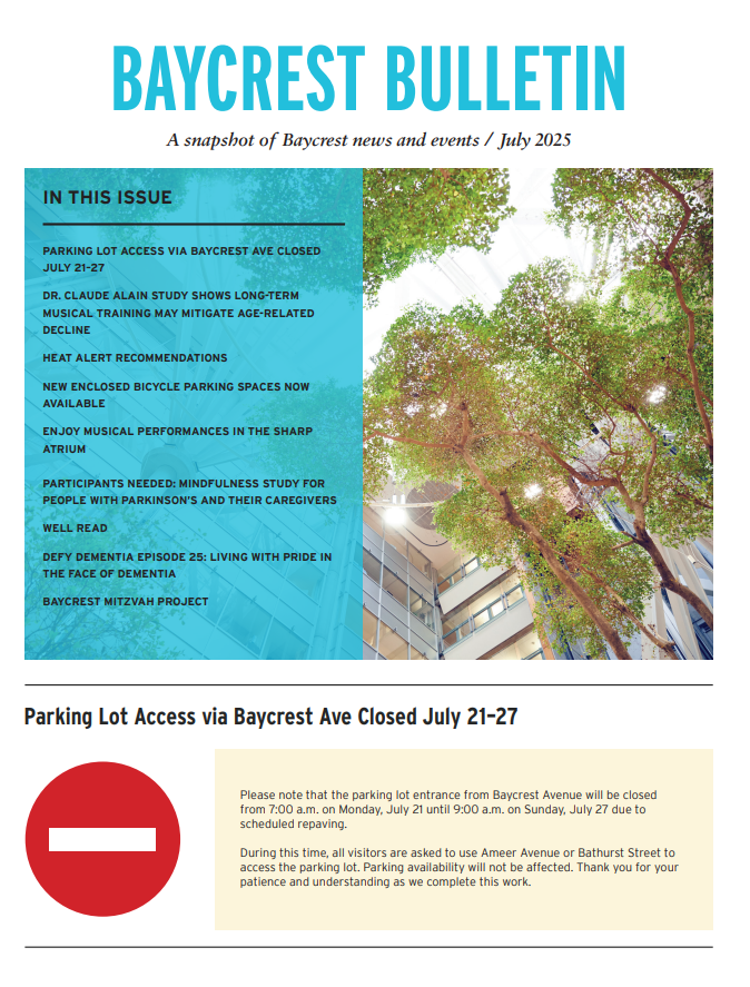 Baycrest Bulletin - July 2025